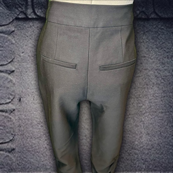 NWT Derek Lam 10 Crosby ‘Camryn’ Ruched Slim Pant in Black Size 0 - Picture 11 of 16